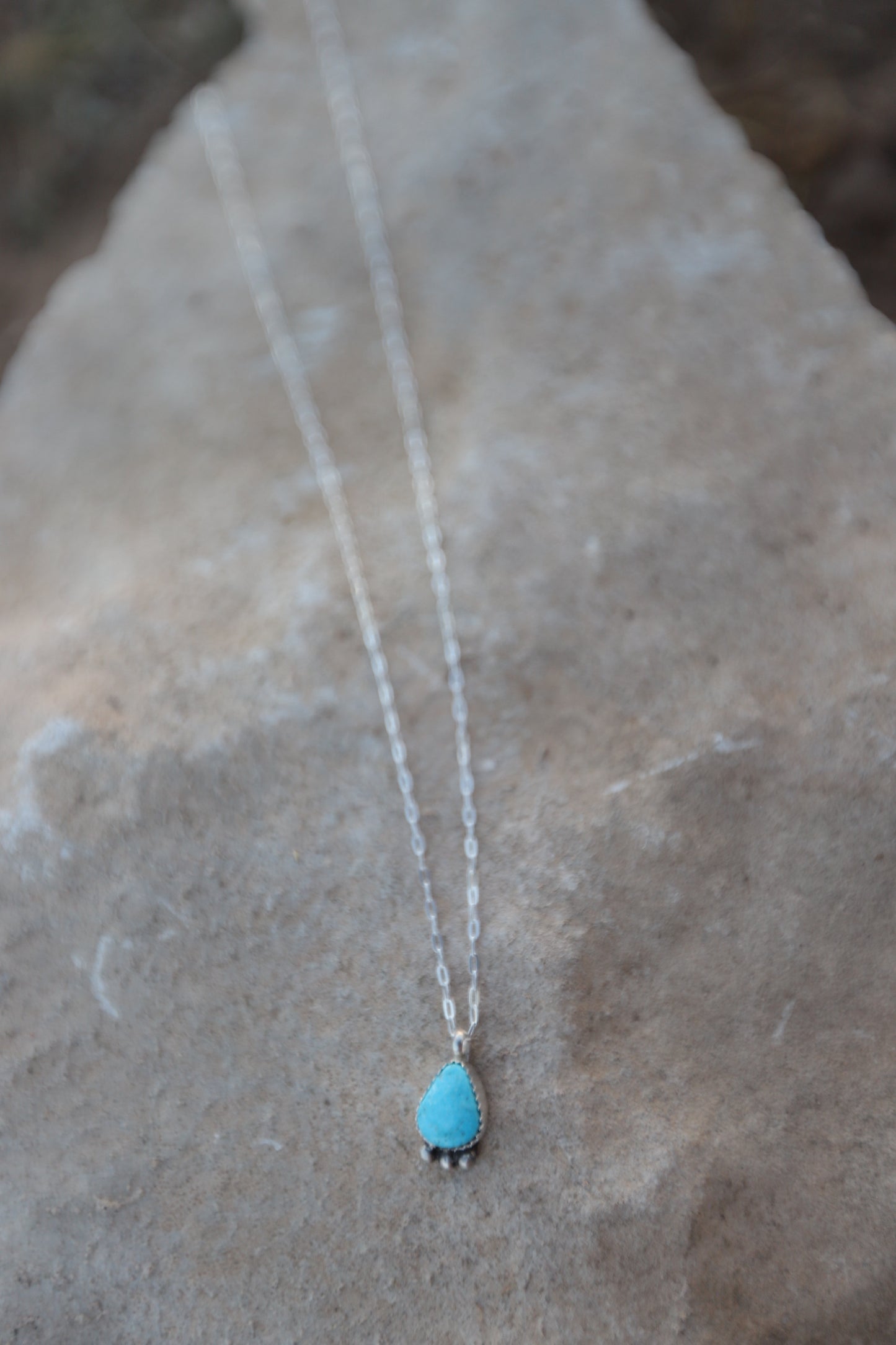 The raindrop necklace