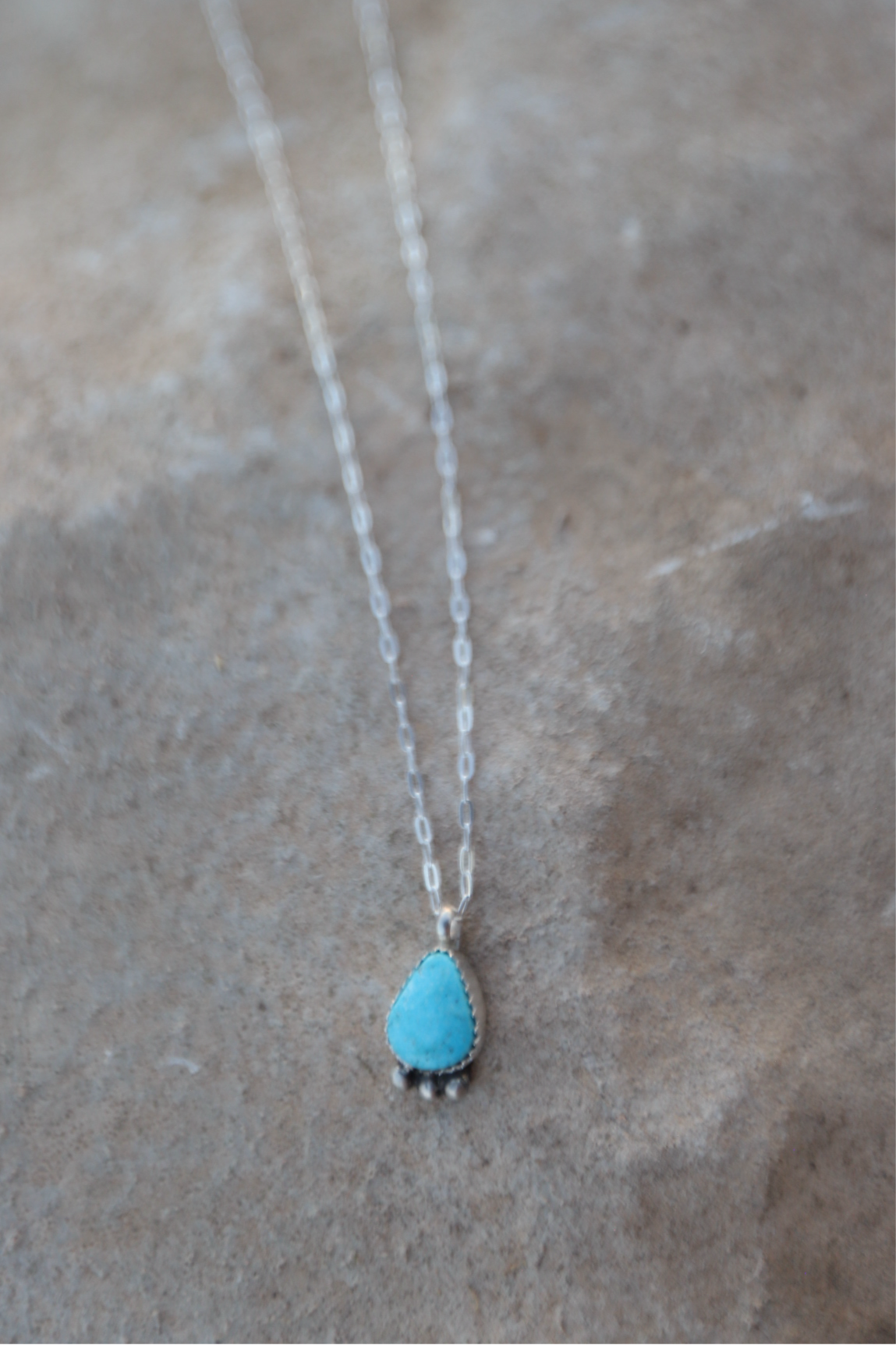 The raindrop necklace