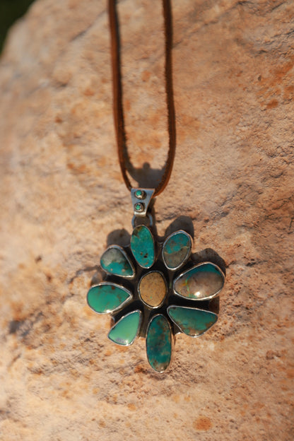 The Cowboy Flower pendant