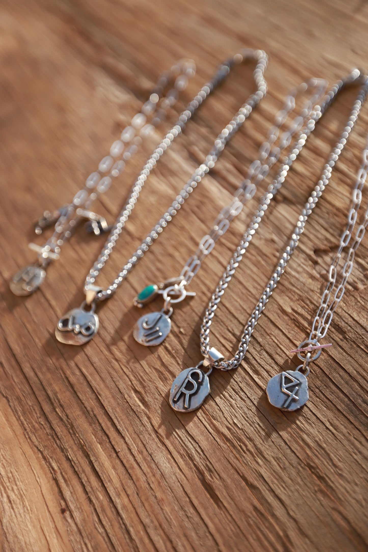 Custom brand necklace (NO turquoise pendant) Sterling silver chain