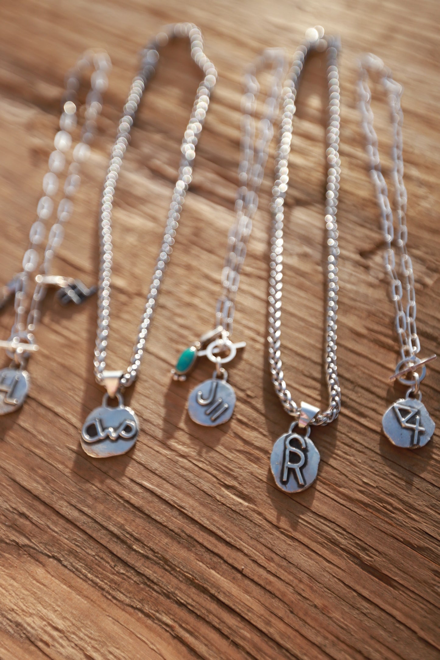 Custom brand necklace (NO turquoise pendant) Sterling silver chain