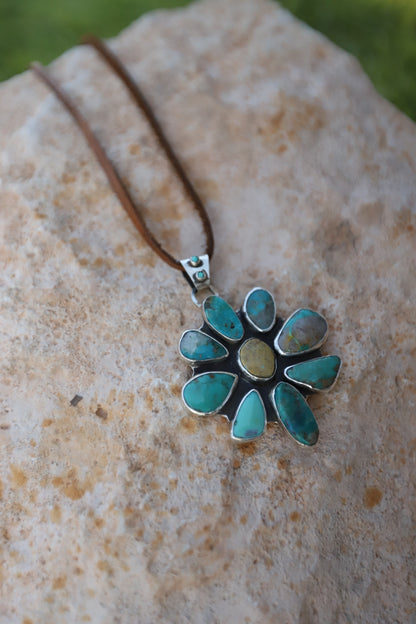 The Cowboy Flower pendant
