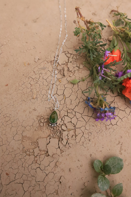 The raindrop necklace