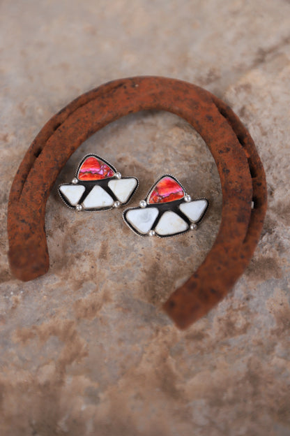 Sunrise over the mountains studs